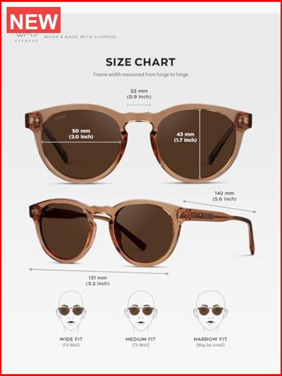Round Polarized Sunglasses with UV400 Protection - Classic  display picture 2